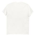 CockBlock® Logo Tee in white, back view